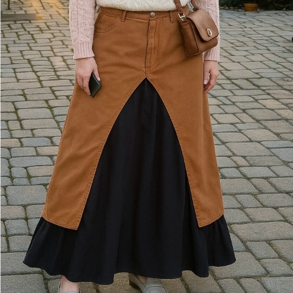 Nineminutes skirt maxi unusual and stylish size S?